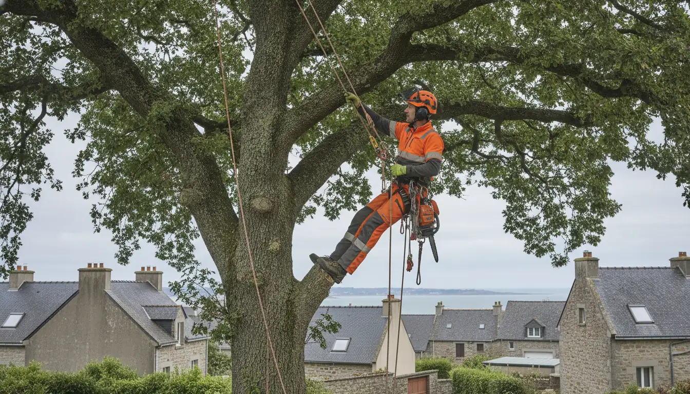 Élagueur à Brest : élagage et abattage d'arbres certifié